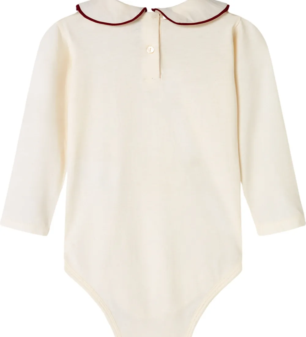 Børn MarMar Juletøj|Bodyer|Body l/æ - Bomuld/Modal - Becki - Gentle White