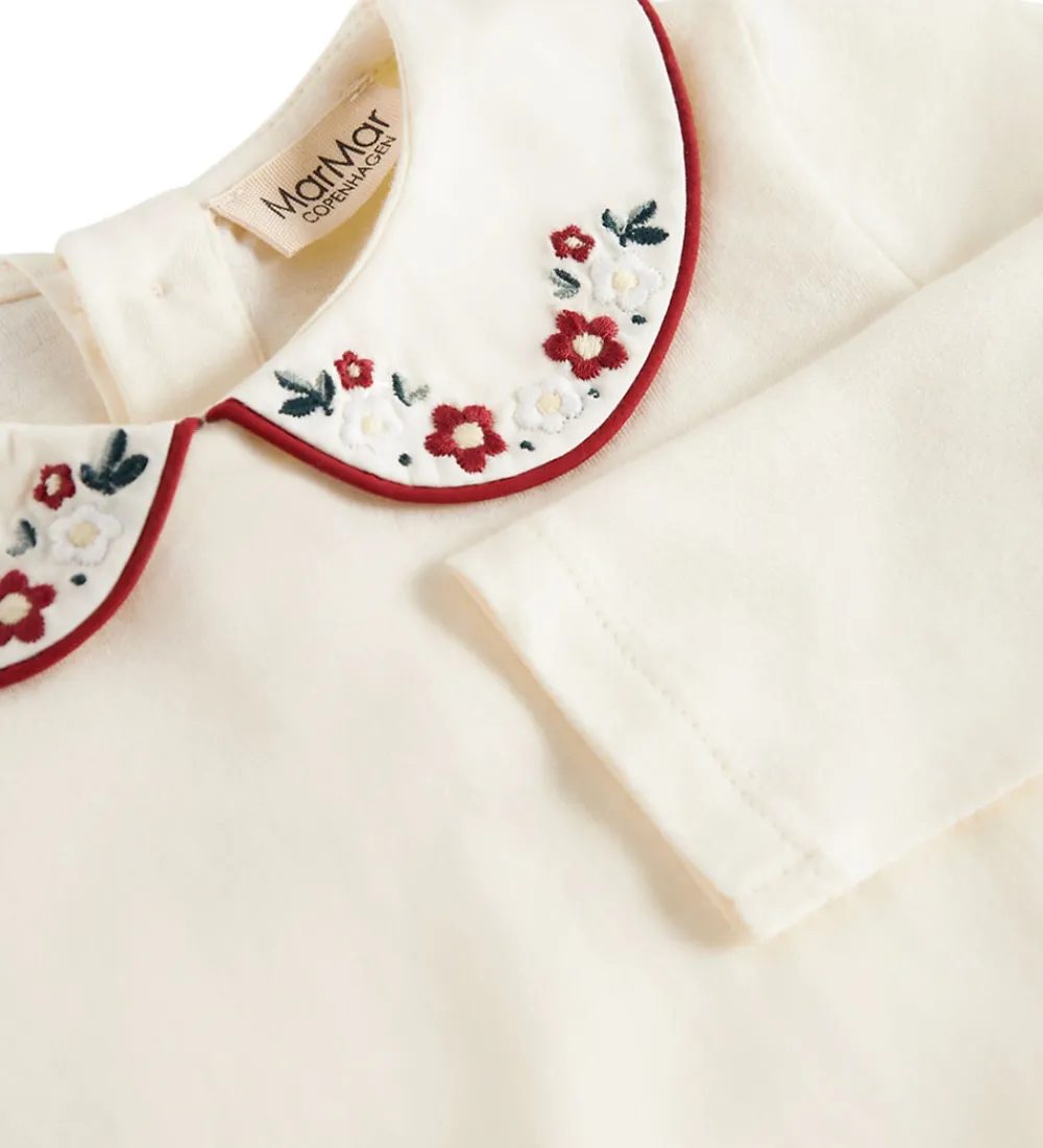Børn MarMar Juletøj|Bodyer|Body l/æ - Bomuld/Modal - Becki - Gentle White