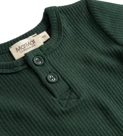Børn MarMar Juletøj|Bodyer|Body l/æ - Rib/Modal - Dark Leaf