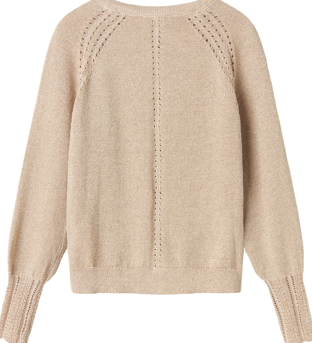 Børn MarMar Cardigans>Cardigan - Strik - Tillie - Gold Glitter