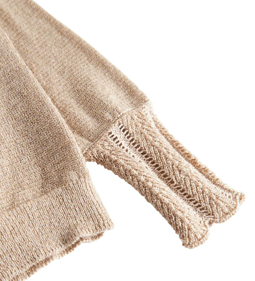 Børn MarMar Cardigans>Cardigan - Strik - Tillie - Gold Glitter