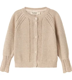 Børn MarMar Cardigans>Cardigan - Tillie B - Gold Glitter