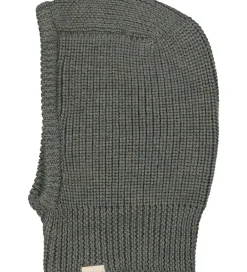Børn MarMar Elefanthuer>Elefanthue - Uld - 2-lags - Strik - Olive Leaf Melange