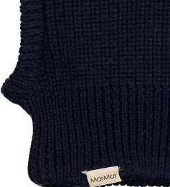 Børn MarMar Elefanthuer>Elefanthue - Uld/Bomuld - 2-lags - Strik - Amaro - Ink