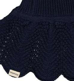 Børn MarMar Elefanthuer>Elefanthue - Uld/Bomuld - 2-lags - Strik - Adalyn - Ink