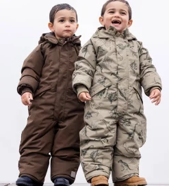 Børn MarMar Flyverdragter|Flyverdragt - Ollie - Deep Choco