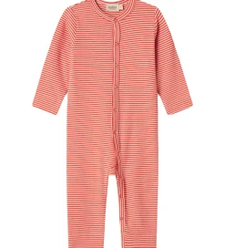 Børn MarMar Heldragter|Heldragt - Rib - Modal - Ruka - Red Stripe