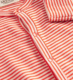 Børn MarMar Heldragter|Heldragt - Rib - Modal - Ruka - Red Stripe