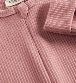 Børn MarMar Heldragter>Heldragt - Rib - Rompy Zip - Rose Parfait