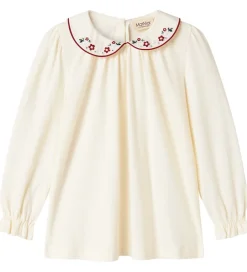 Børn MarMar Kjoler|Juletøj>Kjole - Bomuld/Modal - Tielle - Gentle White