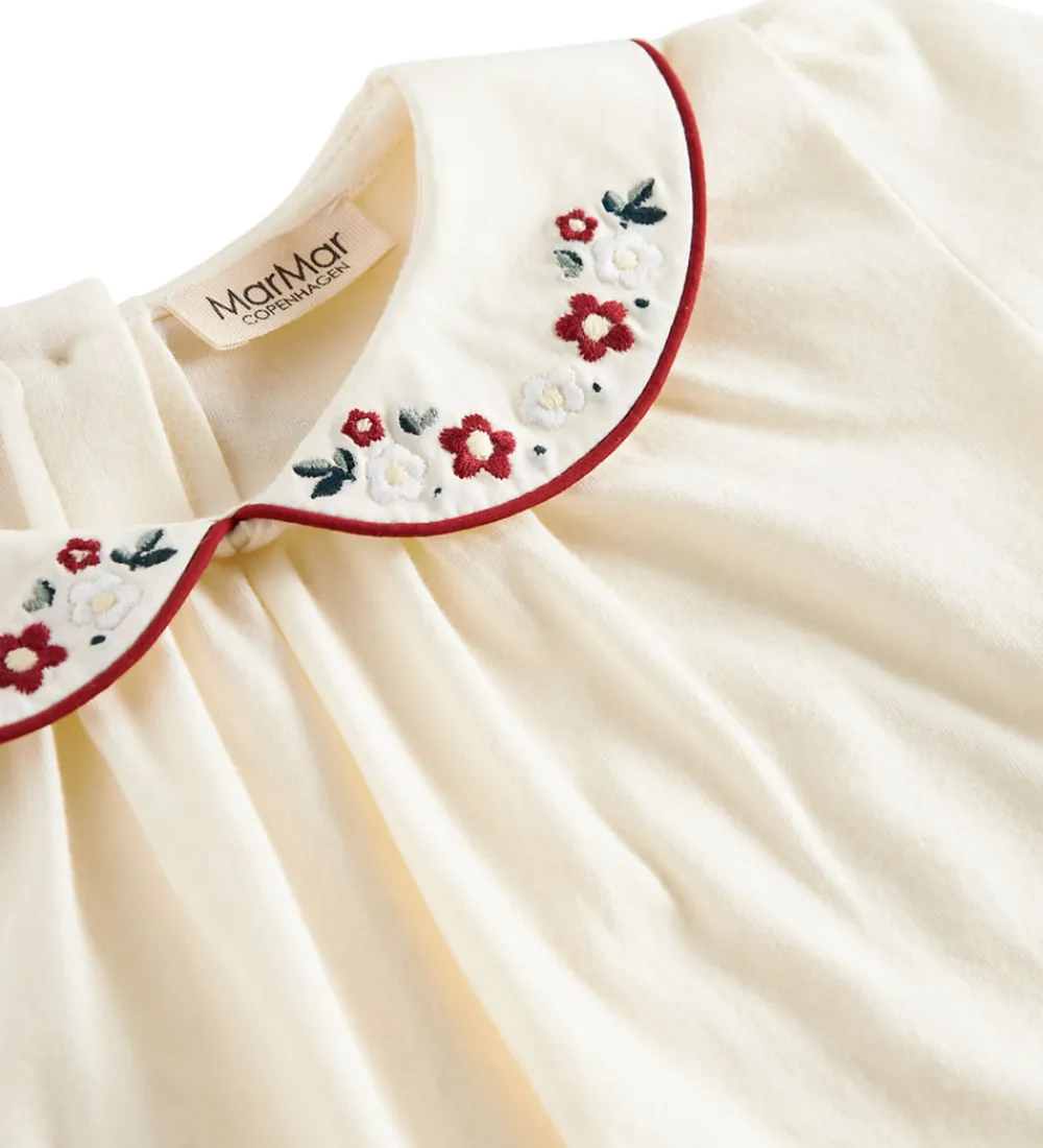 Børn MarMar Kjoler|Juletøj>Kjole - Bomuld/Modal - Tielle - Gentle White