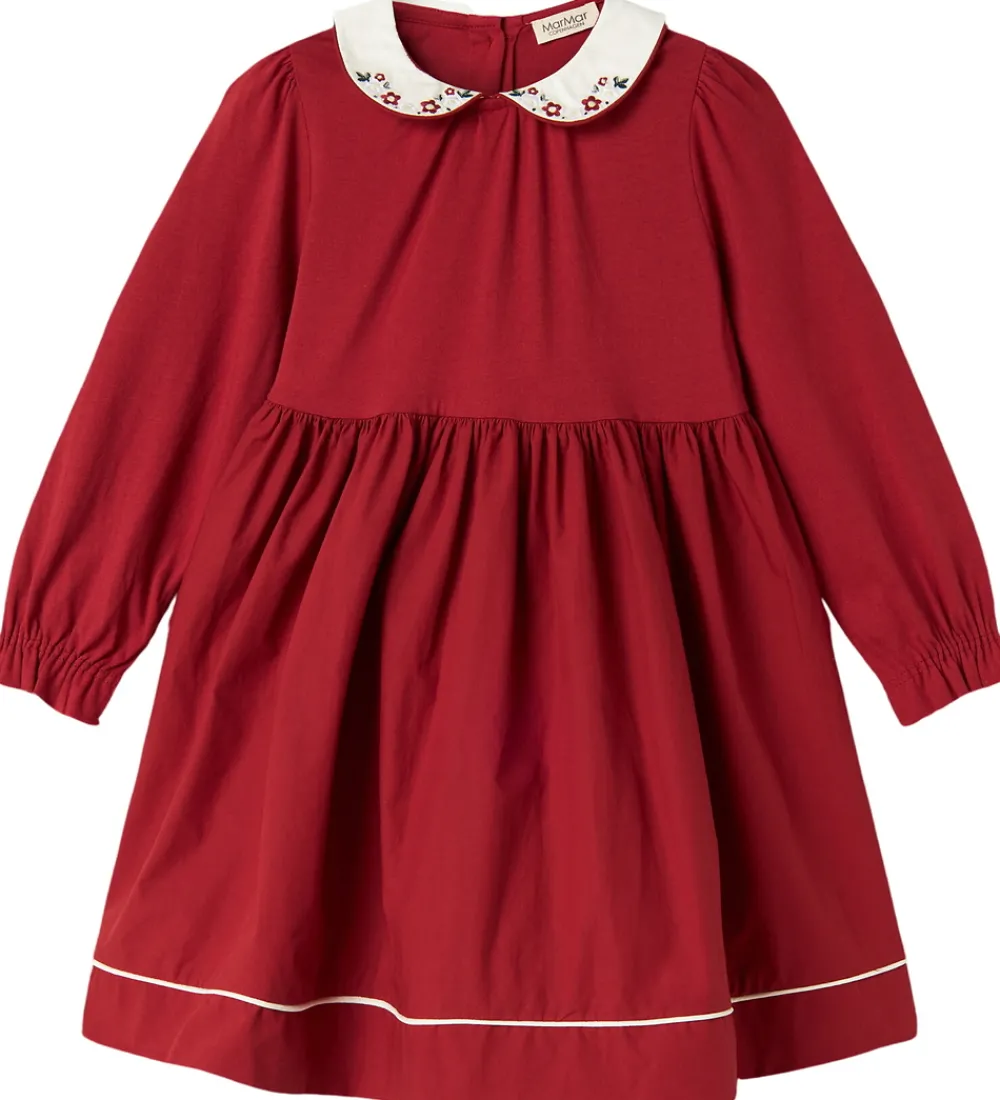 Børn MarMar Kjoler|Juletøj|Kjole - Bomuld/Modal - Dielle - Hibiscus Red