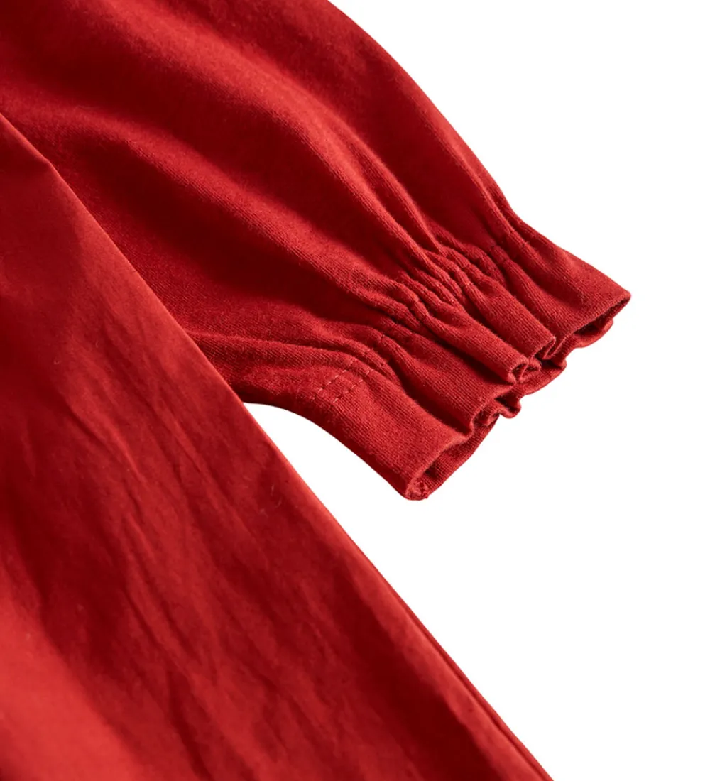 Børn MarMar Kjoler|Juletøj|Kjole - Bomuld/Modal - Dielle - Hibiscus Red