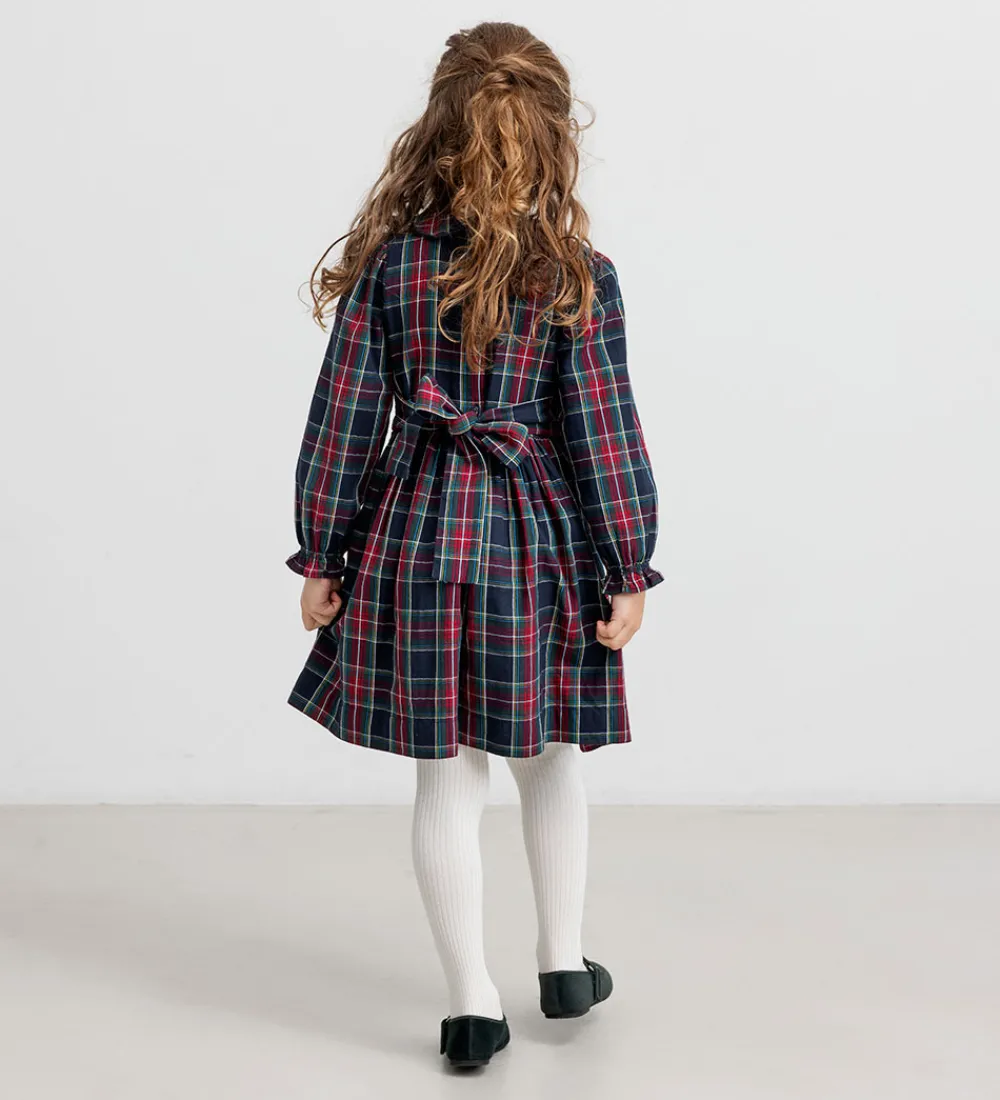 Børn MarMar Kjoler>Kjole - Delice - Pilot Navy Check