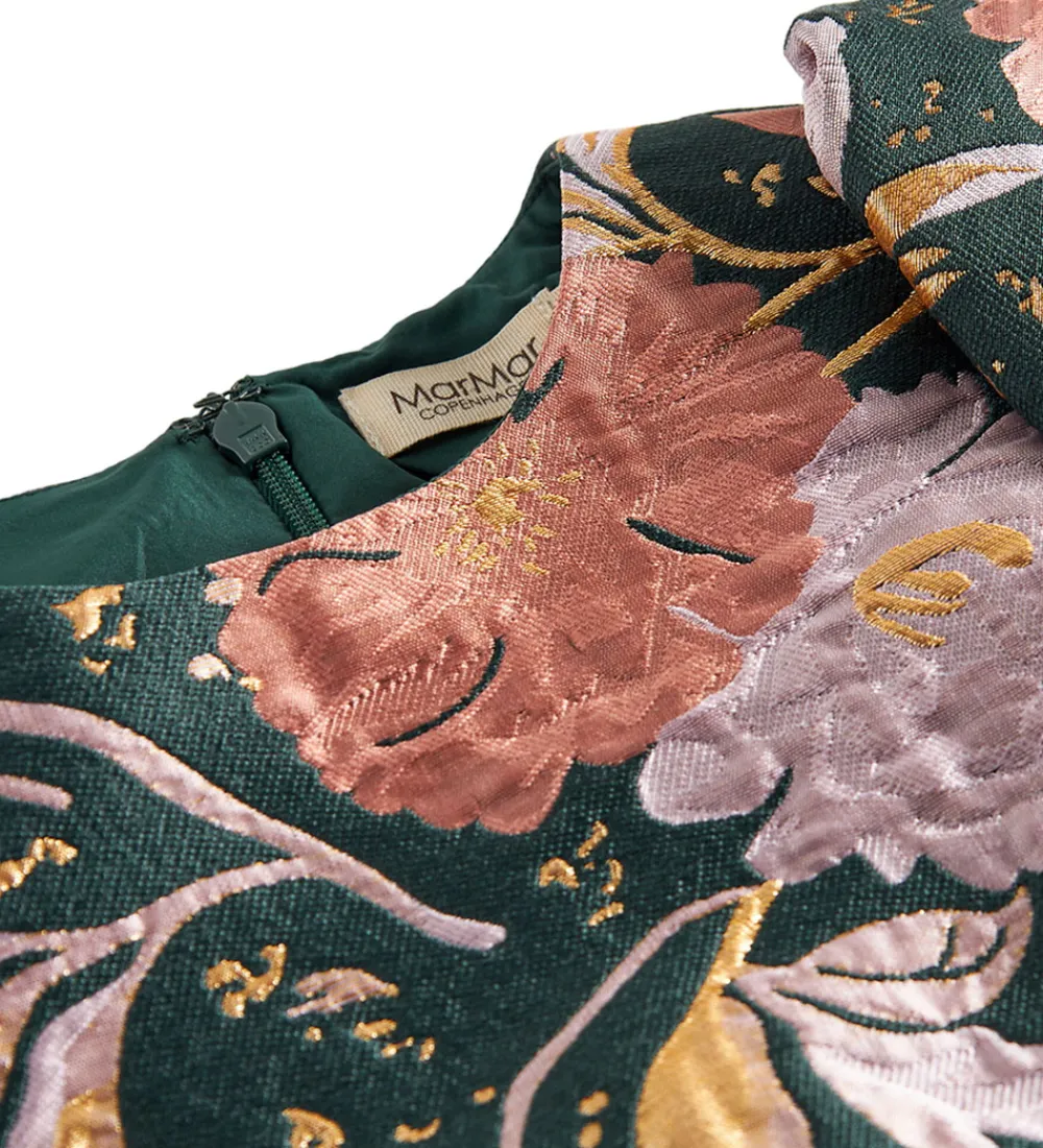 Børn MarMar Kjoler|Juletøj>Kjole - Jacquard - Doreen - Winter Bouquet