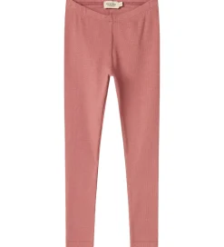 Børn MarMar Leggings|Leggings - Rib/Modal - Perished Rose
