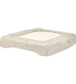 MarMar Puslepuder Og -Underlag|Puslepudebetræk - Blue Stone Stripe