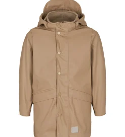 Børn MarMar Regntøj>Regnjakke - PU - October - Sepia Brown