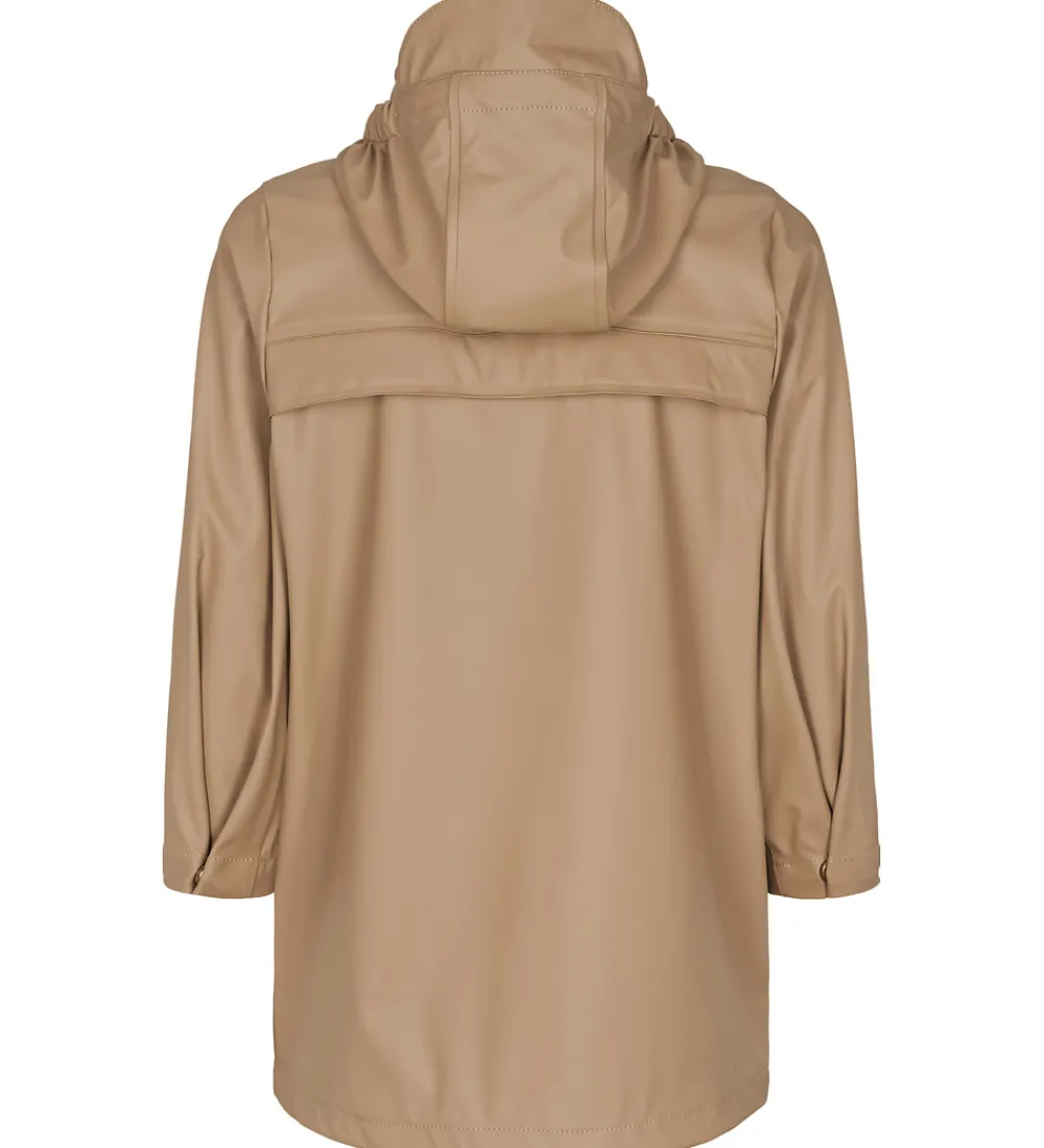 Børn MarMar Regntøj>Regnjakke - PU - October - Sepia Brown
