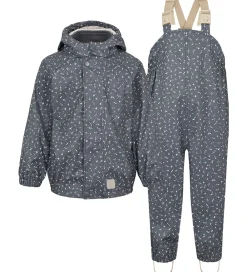 Børn MarMar Regntøj>Regntøj m. Seler - PU - Oddy - Dried Petals