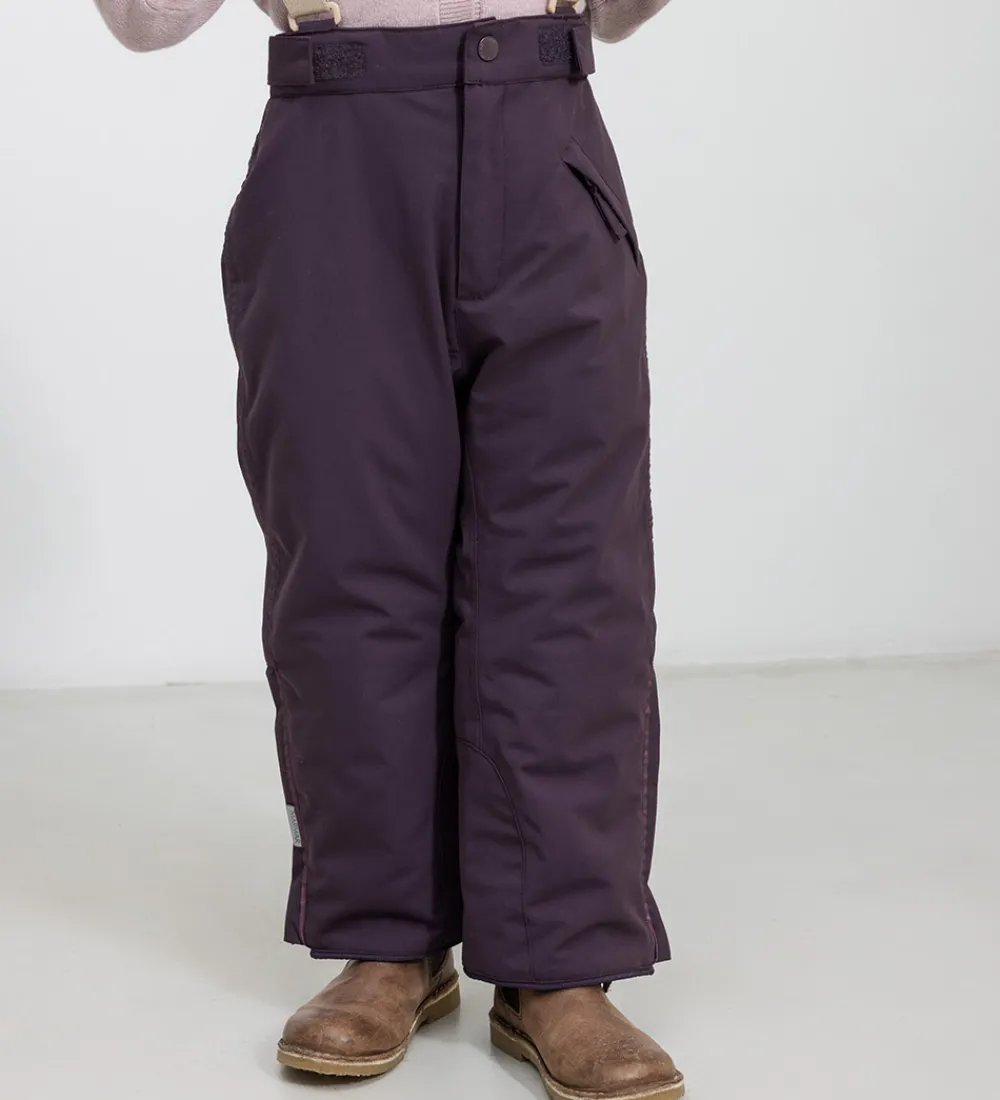 Børn MarMar Skibukser|Skibukser>Skibukser m. Seler - Orla - Deep Plum
