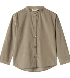 Børn MarMar Skjorter>Skjorte - Fløjl - Torben - Mud