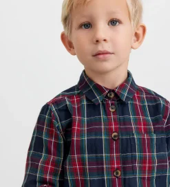 Børn MarMar Skjorter|Juletøj|Skjorte - Tommy - Pilot Navy Check