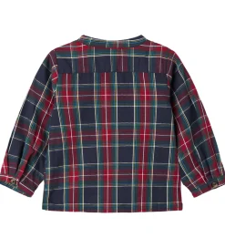 Børn MarMar Skjorter|Juletøj|Skjorte - Totoro - Pilot Navy Check