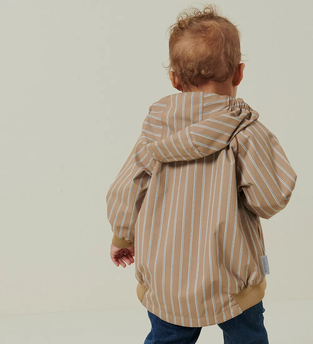 Børn MarMar Sommerjakker>Sommerjakke - Olio - Sea Forest Stripe