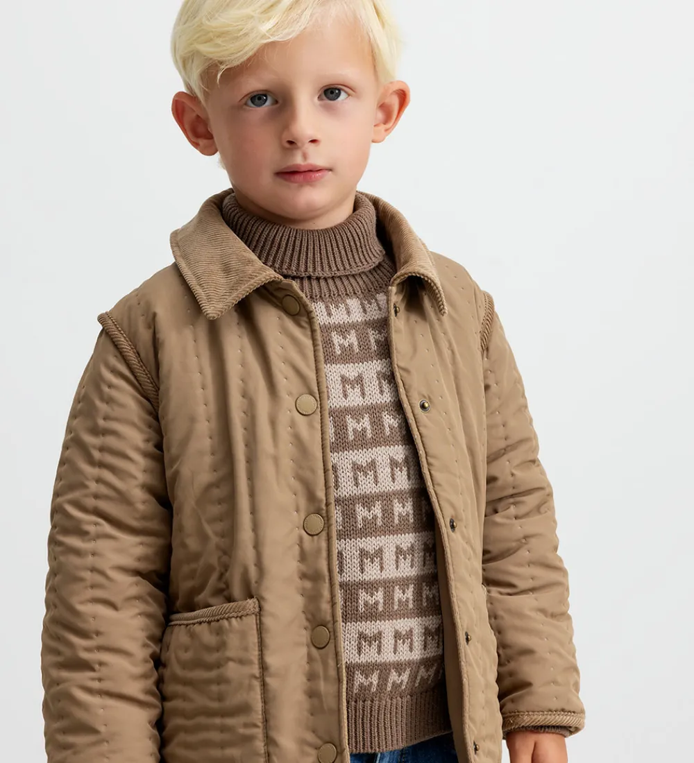 Børn MarMar Termotøj>Termojakke - Otan - Sepia Brown