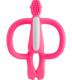 Matchstick Monkey Bideringe|Bidering - Monkey Teething - Pink