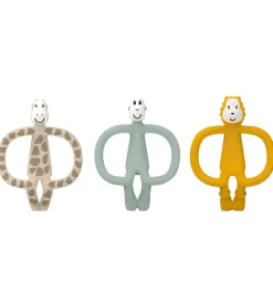 Matchstick Monkey Bideringe|Babylegetøj>Bideringe - 3-pak - Animal Teether Gift Set