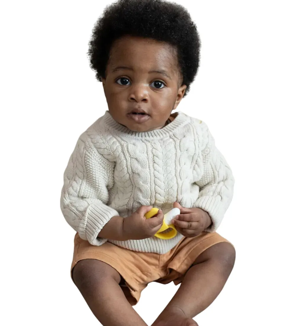 Matchstick Monkey Bideringe|Bideringe - 2-pak - Banana & Monkey - Pink