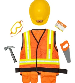 Melissa & Doug Udklædningstøj|Udklædning - Byggearbejder-sæt - 6 Dele