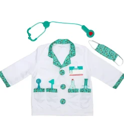 Melissa & Doug Udklædningstøj|Udklædning - Doktor-sæt - 8 Dele