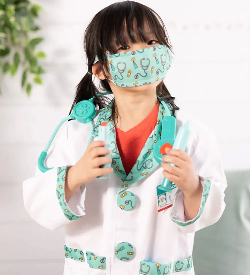 Melissa & Doug Udklædningstøj|Udklædning - Doktor-sæt - 8 Dele
