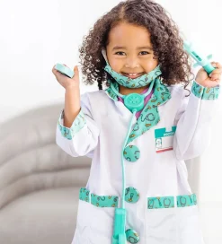 Melissa & Doug Udklædningstøj|Udklædning - Doktor-sæt - 8 Dele