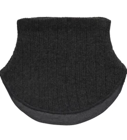 Børn Melton Halsedisser>Halsedisse - Uld/Bomuld - 2-lags - Sort