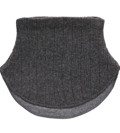 Børn Melton Halsedisser|Halsedisse - Uld/Bomuld - 2-lags - Gråmeleret