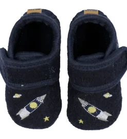 Melton Hjemmesko|Hjemmesko - Uld - Marine