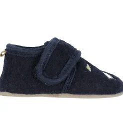 Melton Hjemmesko|Hjemmesko - Uld - Marine