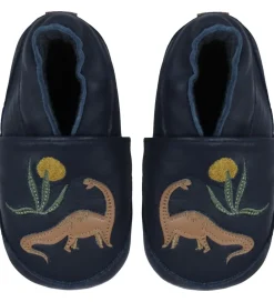 Melton Hjemmesko|Skindfutter - Dinosaur - Navy Academy
