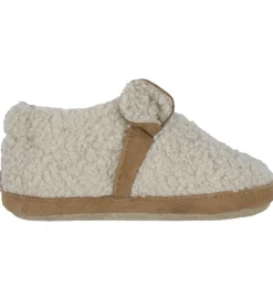 Melton Hjemmesko|Skindfutter - Fuzzy Teddy - Oxford Tan