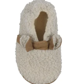Melton Hjemmesko|Skindfutter - Fuzzy Teddy - Oxford Tan