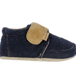 Melton Hjemmesko|Skindfutter - Marine
