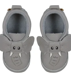 Melton Hjemmesko|Skindfutter - Noos - Elephant - Opal Grey