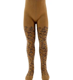 Børn Melton Strømpebukser>Strømpebukser - Leopard - Biscuit