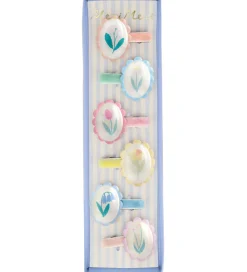 Meri Meri Hårspænder|Hårspænder - 6-pak - 4 cm - Flower Cameo