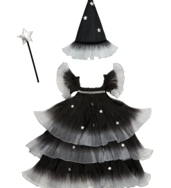 Meri Meri Halloween>Udklædning - Star Witch - Sort/Grå
