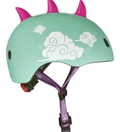 Børn Micro Børnesikkerhed|Cykelhjelme|Hjelm - 3D Drage